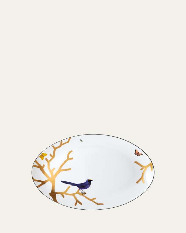 Aux Oiseaux Oval Platter